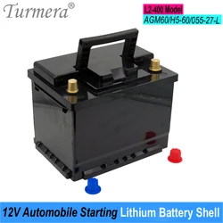 Turmera 12V Samochodowe akumulatory rozruchowe Obudowa akumulatora samochodowego do serii L2-400 AGM-60 H5-60 Wymień akumulator kwasowo-ołowiowy 12V