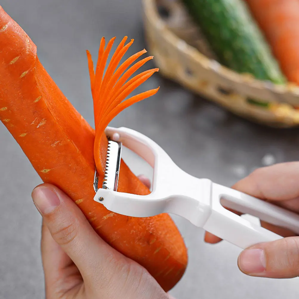 

Multifunctional Vegetable Slicer Stainless Steel Blades Manual Kitchen Carrot Peeler Potato Cutter Fruit Slicing Tool