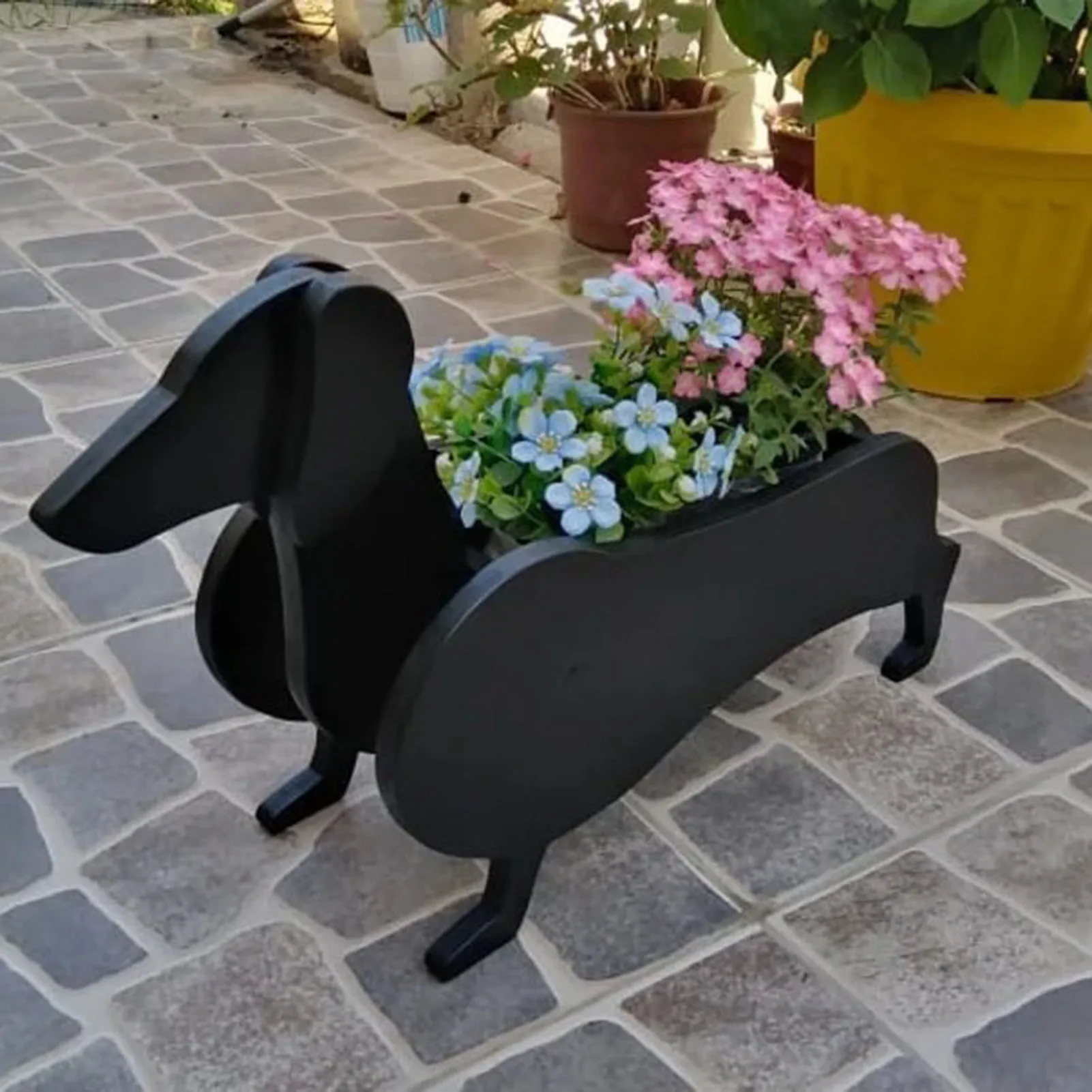 Dachshund Dog Planter Plant Pot Dachshund Dog Planter Plant Pots Cute Puppy Flower Pots For Garden Flower Cactus Air Plants