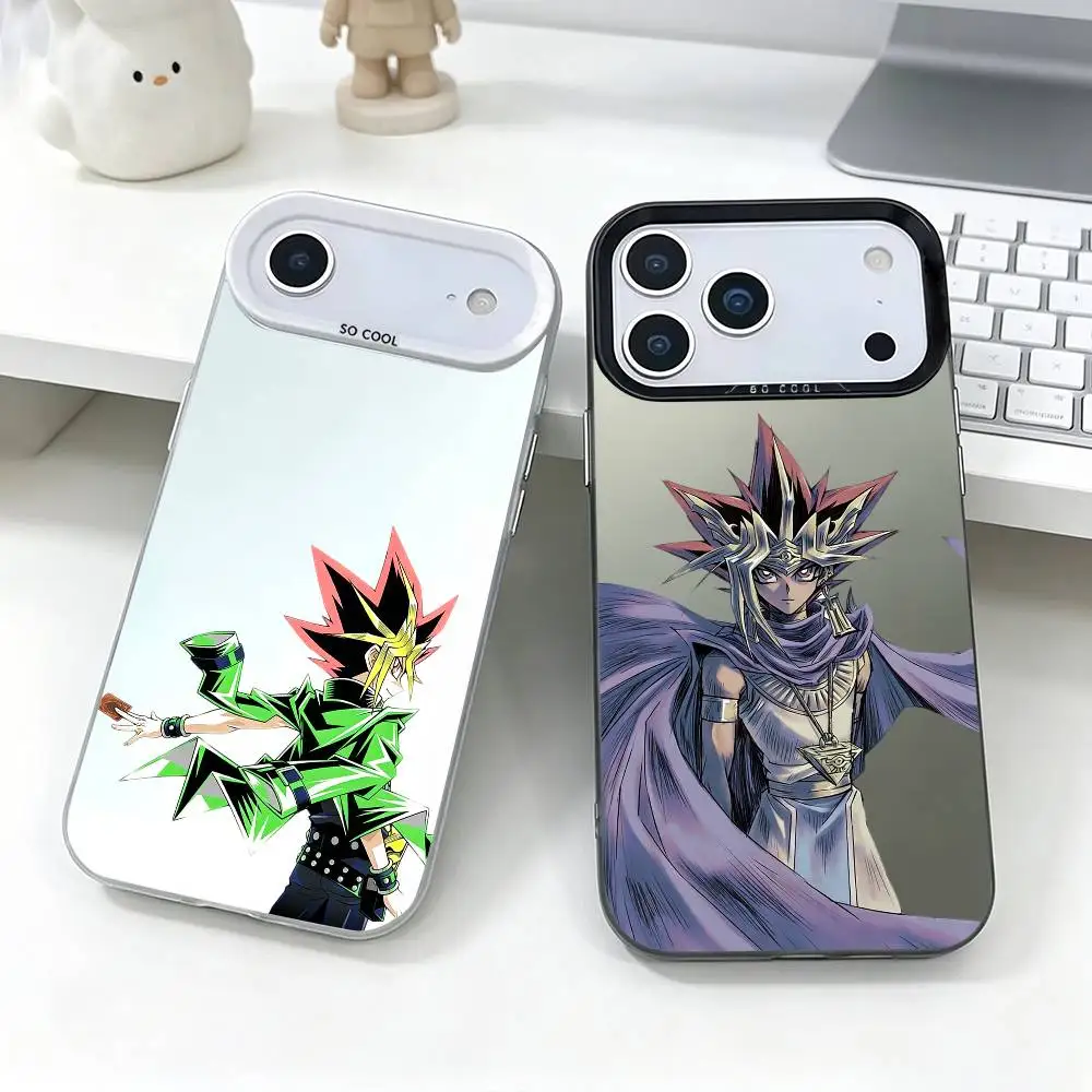 

Dark Magician-Yugi-Muto Phone Case For iPhone 17,16,15,14,13,12,11 Plus,Pro Max,XS,Colorful Silver Cover