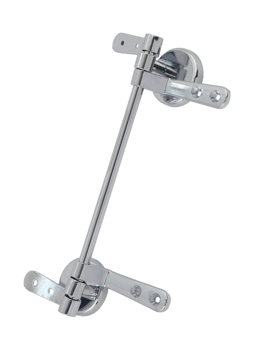 Replacement Zinc Alloy Toilet Seat Hinge Kit for Bathroom Repair Suitable for Standard Toilet Seats and Secure