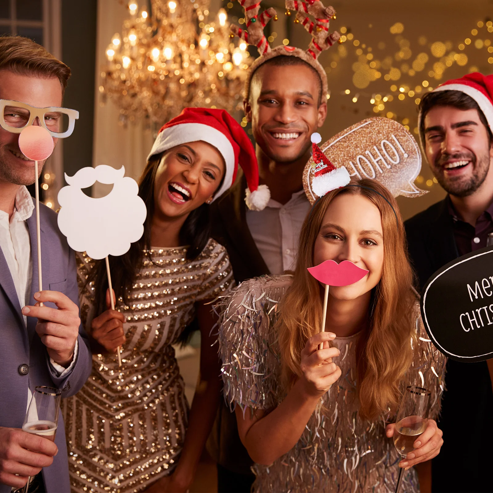 

1Pcs Christmas Hair Band Premium Holiday Hair Hoops for Festive Outfit Matching Xmas Decorative Headdress Lively Atmosphere