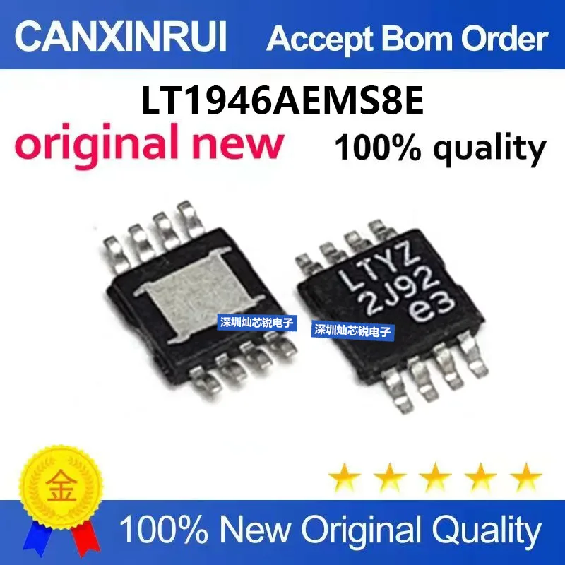 (5-100pieces)Brand new original LT1946AEMS8E, silk-screen LTYZ, SMD MSOP8 DC-DC converter chip
