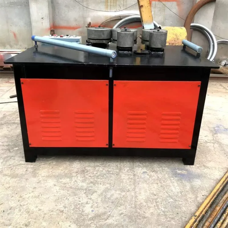 76 type pipe bending machine, greenhouse stainless steel arc bending machine, square pipe round full set