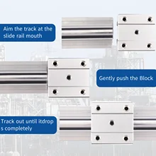 CNCMANS Guida Lineare SBR16 500 Mm Binario Lineare Con 4 - Foto 9