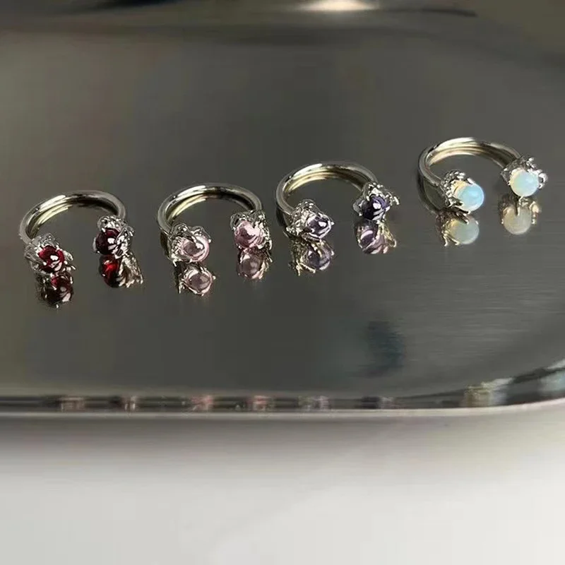 Dragon's Claw Lip Piercing Ring, Titanium Steel