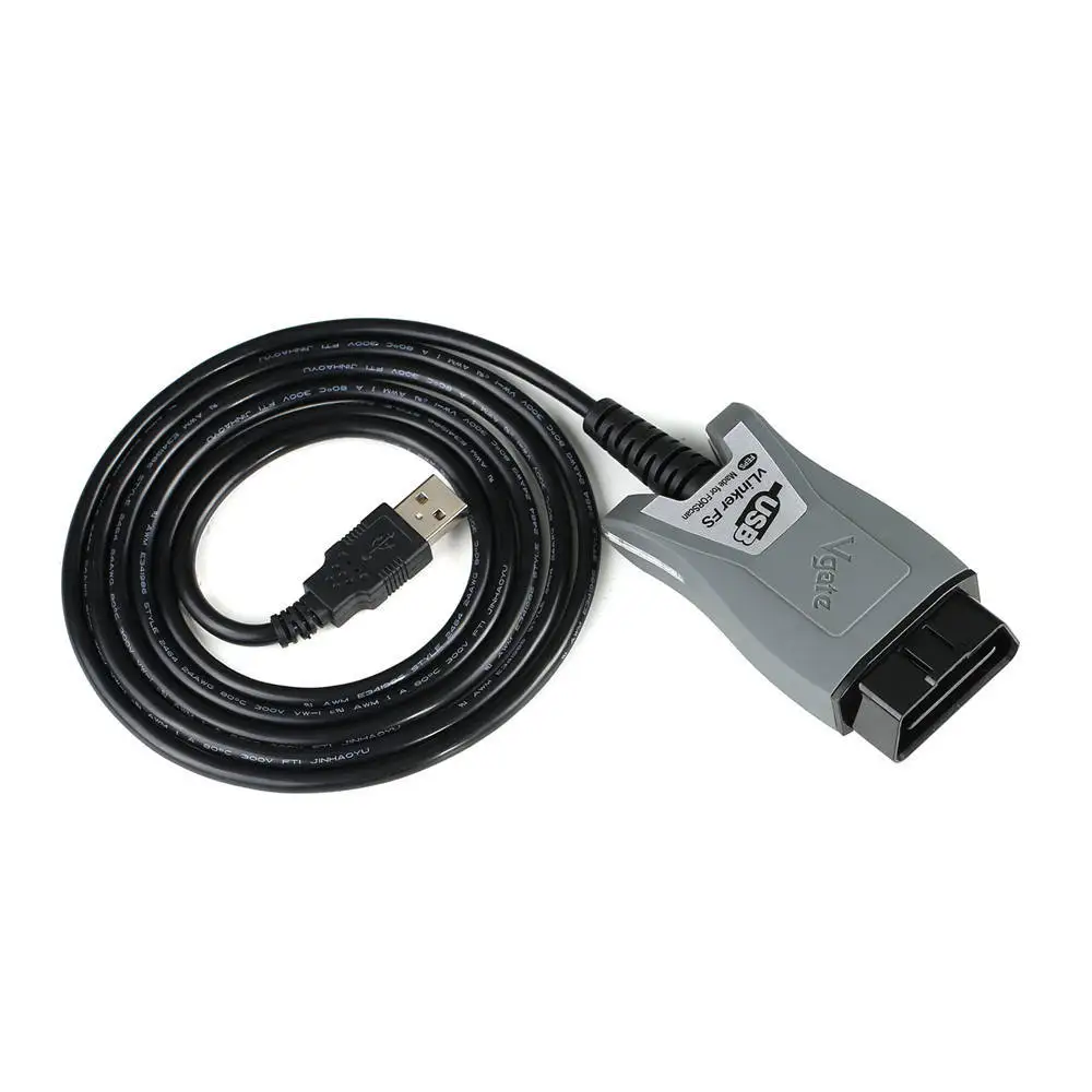 أحدث أداة تشخيص السيارة Vgate Vlinker FS ELM327 USB Obd2 لـ Fo-rd FORScan Obd2 الماسح الضوئي للسيارات HS/MS-CAN لمازدا