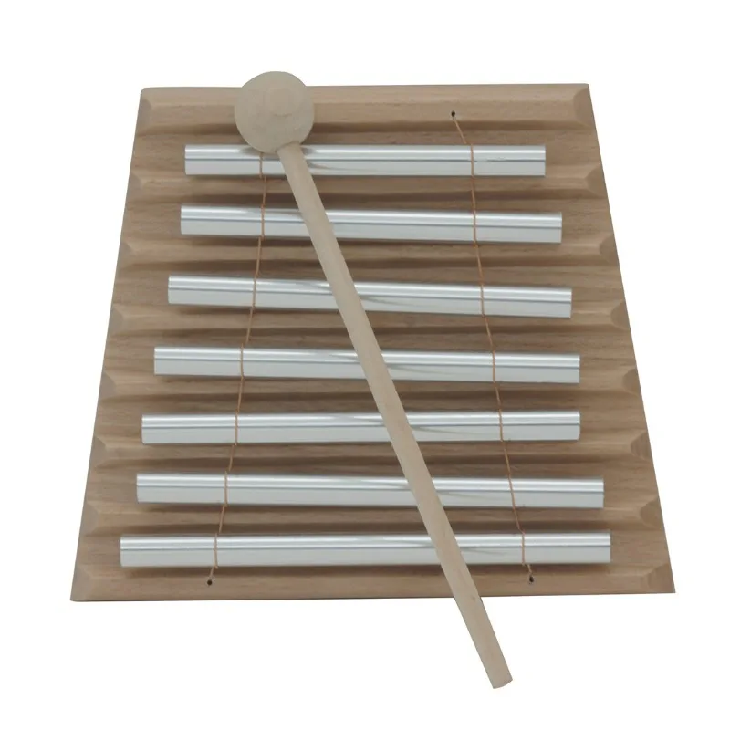 

7 Tones Wind Chimes Wood Sound Beam Meditation Chime Children's Musical Bell Toys Spiritual Sound Healing Percussion Instruments