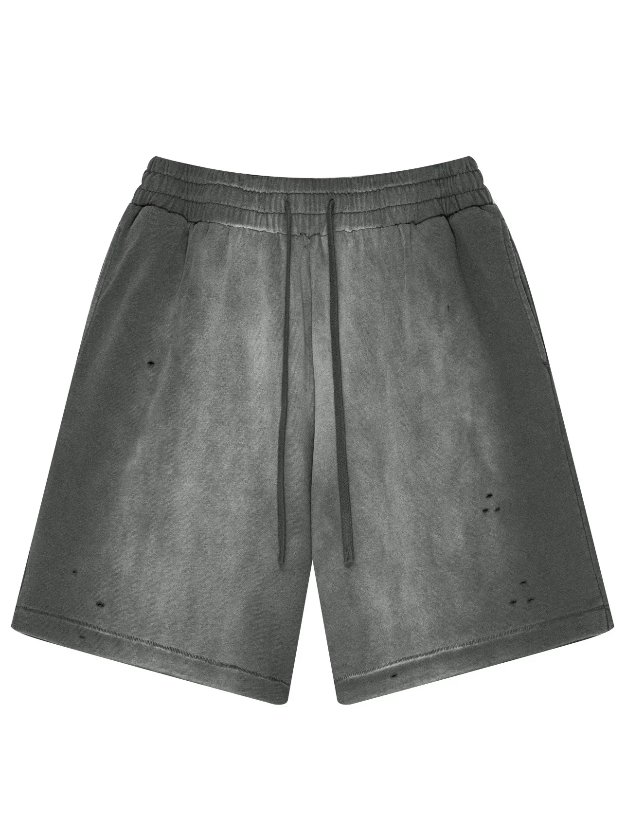 2025 Summer Fashion Trend Retro Distressed Ripped Shorts Stylish Men's Sports Loose Five-Point Casual Shorts