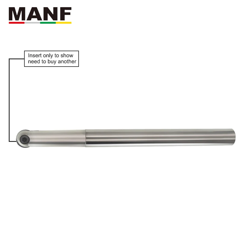 MANF T2139 Milling Holder Indexable Mirror Ball End Mill Milling Cutter for CNC Hardened Aseismic Rod Machine Inserts Tool Mill