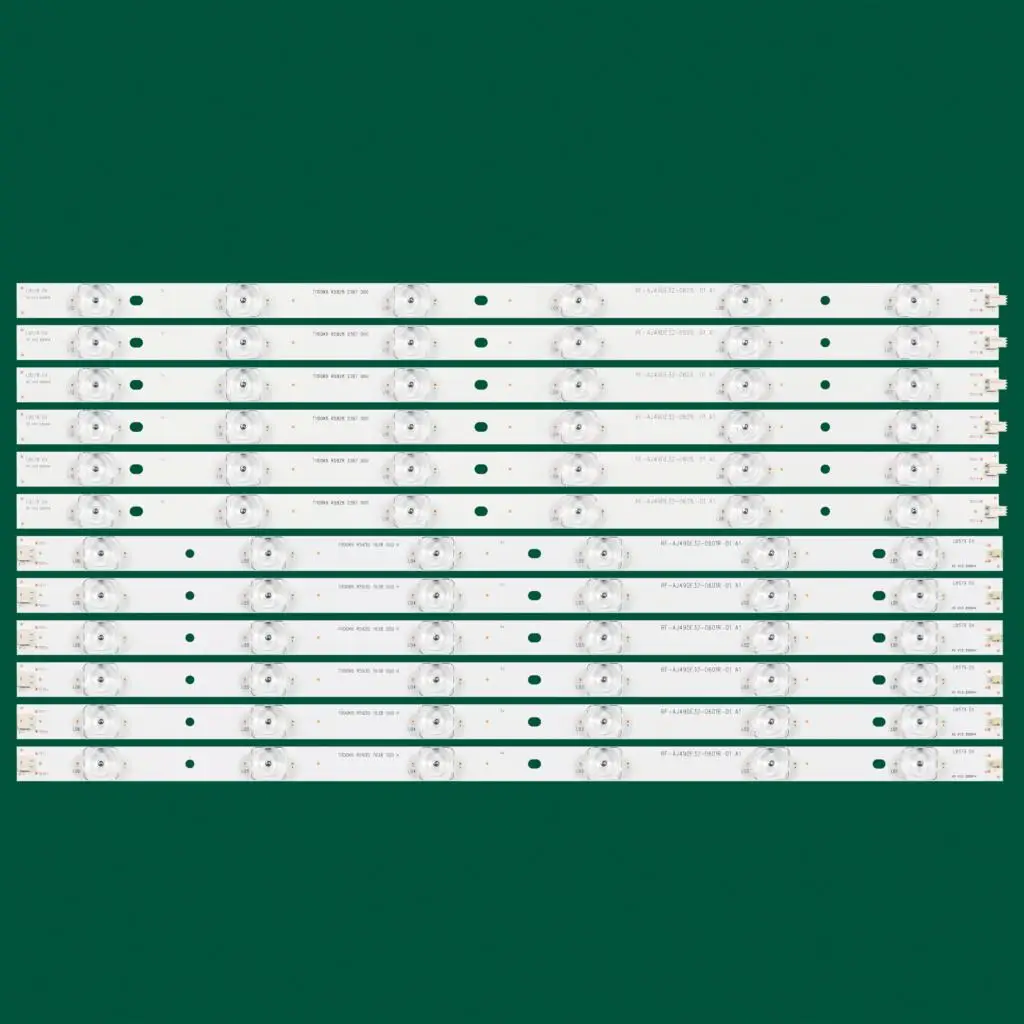 LED backlight (12)for Sharp LC-49CFE5002E LC-49CFE6031K LC-49CFE6032K LC-49CFF5001K LC-49CFE6032E RF-AJ490E32-0601R 0601L-01