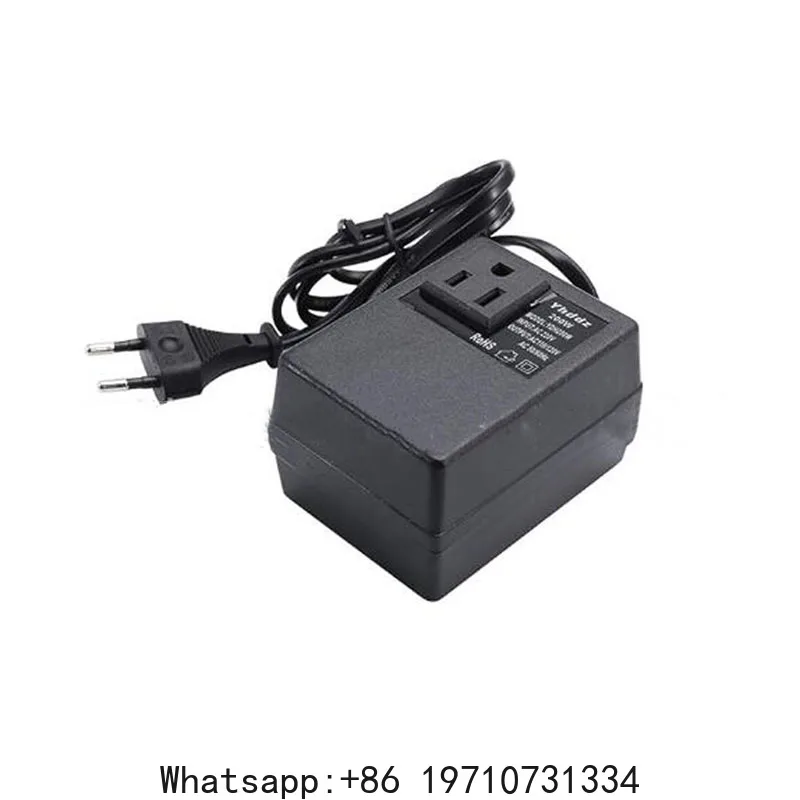 Step Down Single Phase Travel EU Plug Voltage Transformer Converter 200W Voltage Converter Transformer AC 220V to 110V