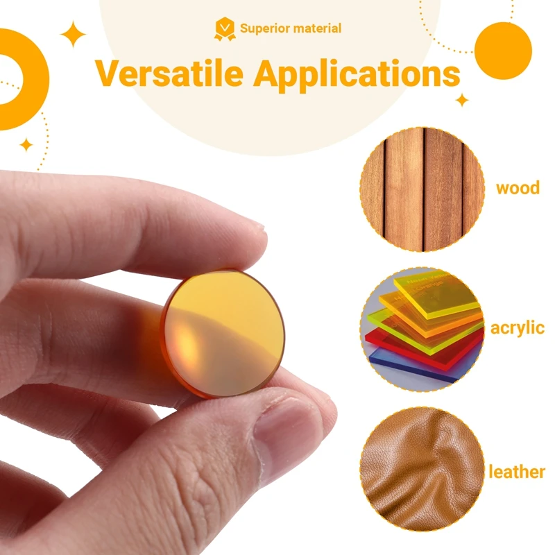 AC88-Focus Lens 20Mm FL 50.8Mm For 0-200W CO2 Laser Engraving Cutting Machine