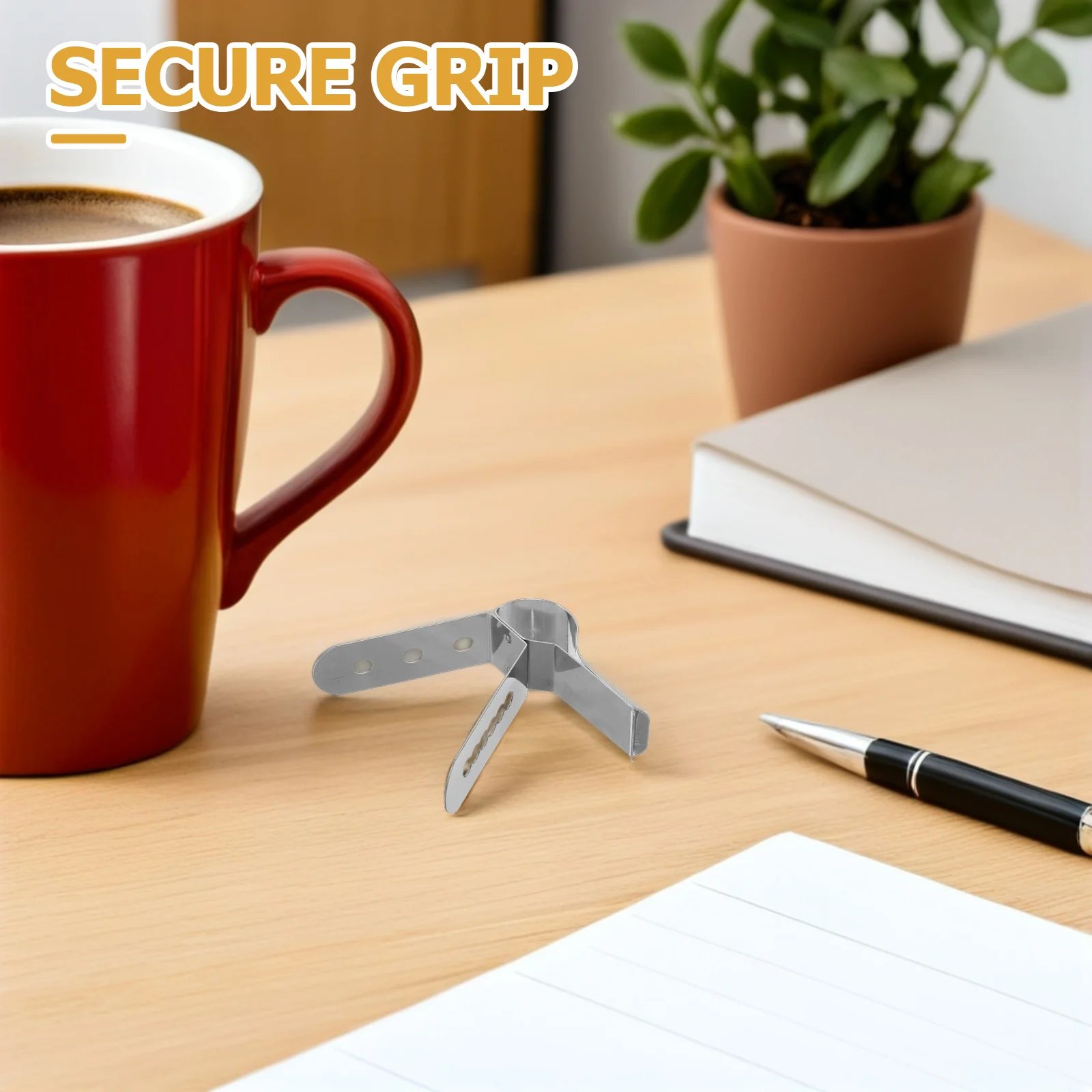 

8Pcs Food Thermometer Probe Clip Stainless Steel Stable Holder for Pot Cup Bbq Oven Meat Grill Temperature Reading