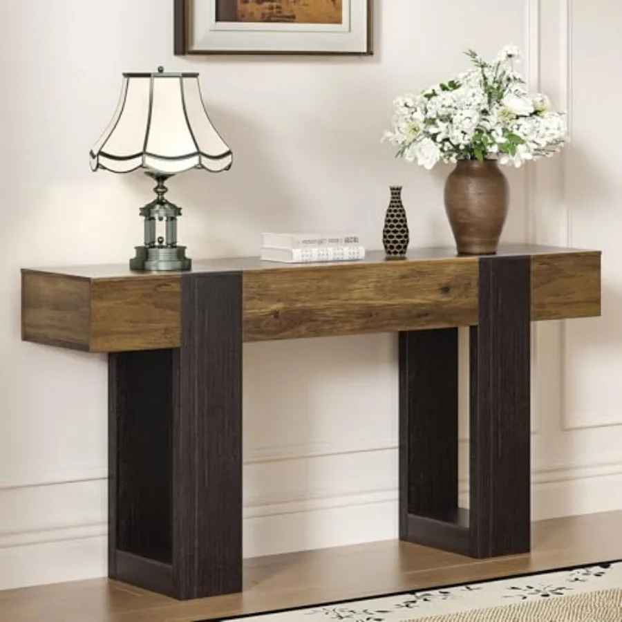 

63-дюймовые консольные столы для прихожей, деревянный стол для прихожей, диван-стол за диваном, фойе, стол для прихожей для гостиной, входа