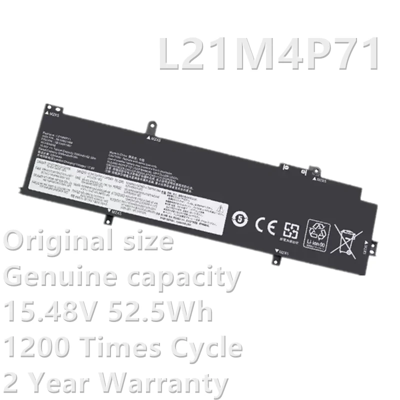 CSBD L21M4P71 15.48V 52.5Wh Replacement Laptop Battery for Lenovo Yoga 7 14ARB7 14IAL7 L21C4P71