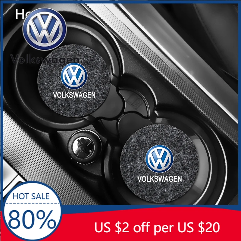 

Крышки стержня клапанов Автомобильная подставка для бутылки с водой Противоскользящий коврик Высококачественный фетровый коврик для Volkswagen VW GOLF Polo CC Tigu