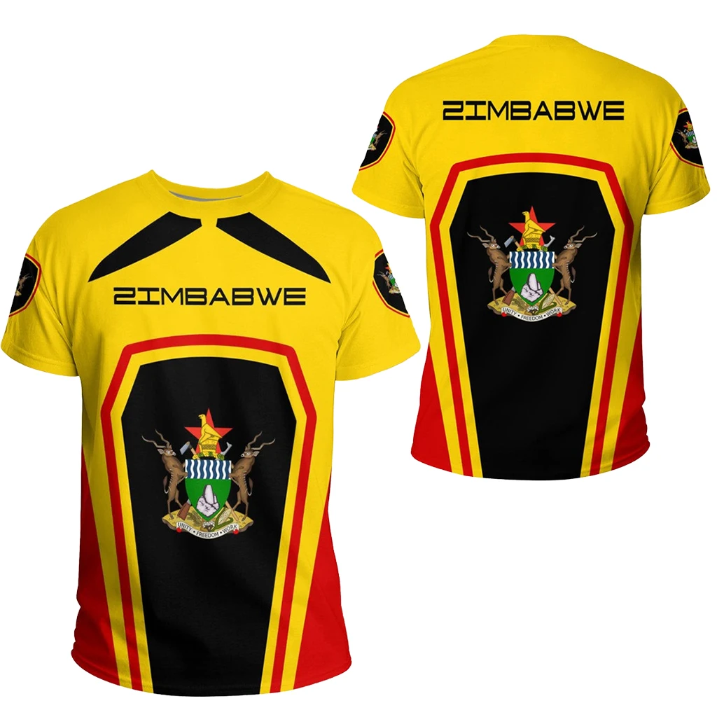 جديد الكبار/الأطفال زيمبابوي التجفيف السريع تنفس التدريب الرياضي تي شيرت موضة رياضة الجري اللياقة البدنية الشارع الترفيه تي شيرت