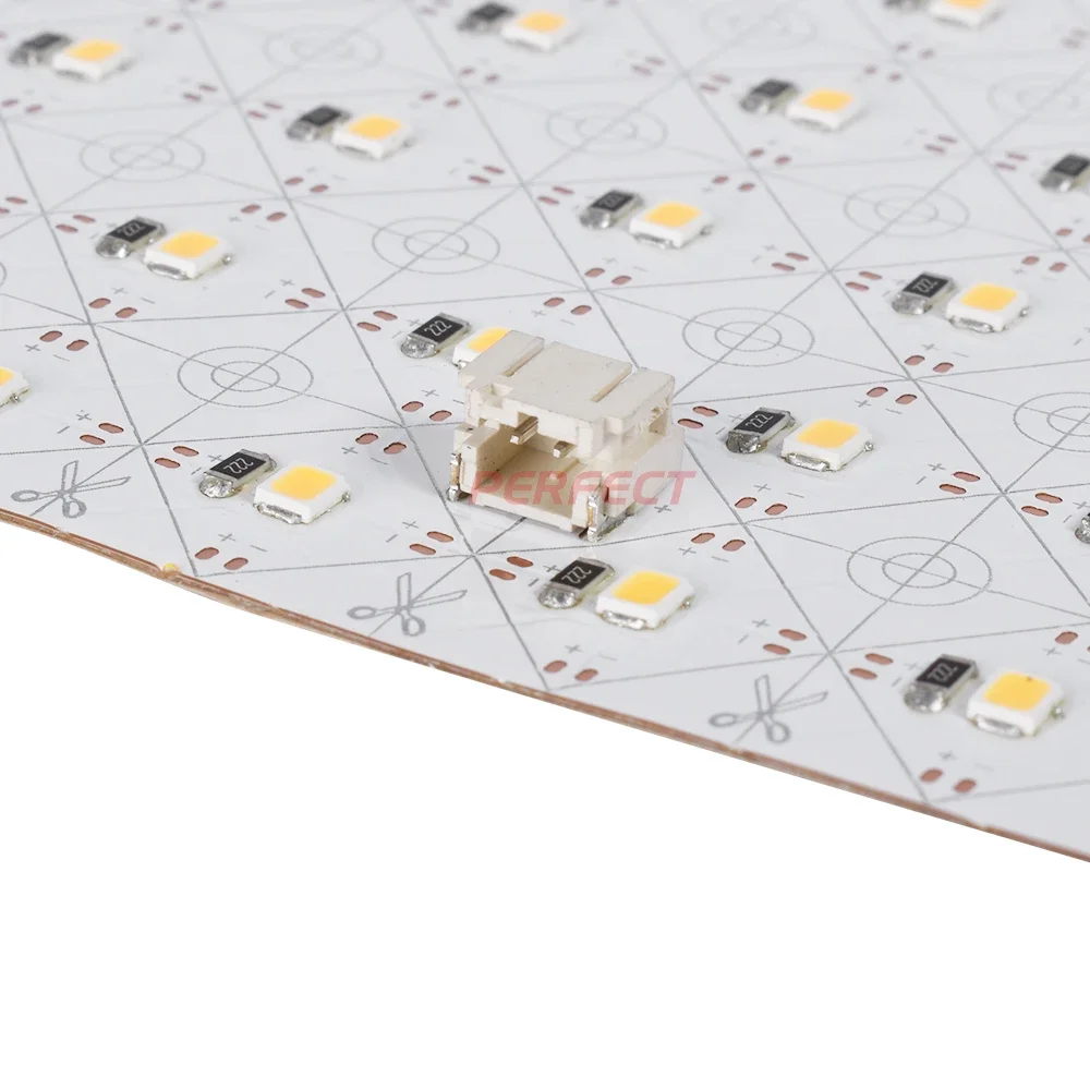 Lembar LED fleksibel 35W CRI sangat hangat putih Ultra tinggi 2700K 80