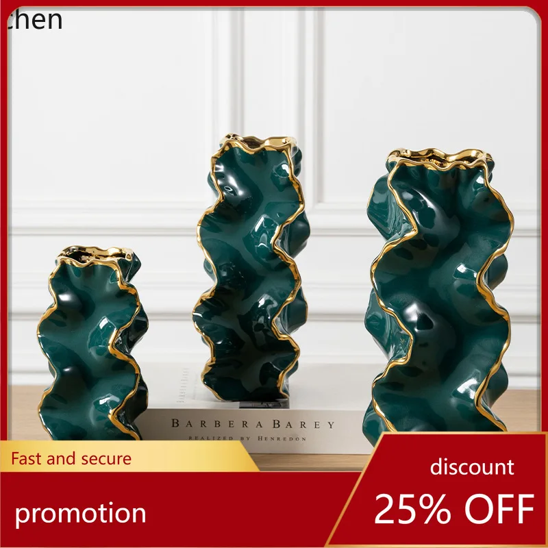 YFY ceramic vase living room dining table coffee table office flower arrangement vase home decoration
