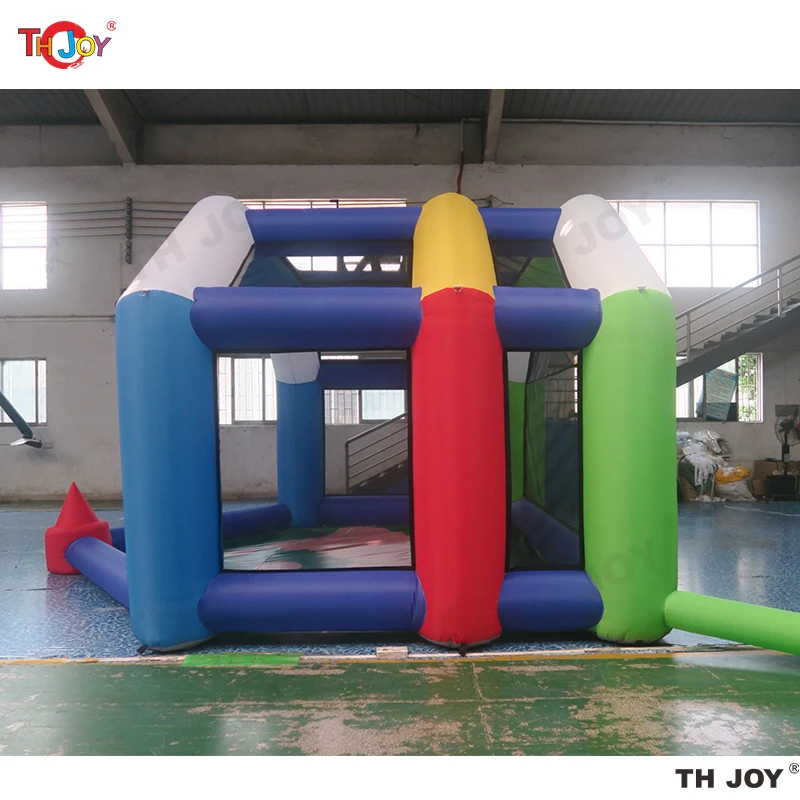 Namiot do treningu baseballu, nadmuchiwany, przenośny, o wymiarach 4x4,5 m.