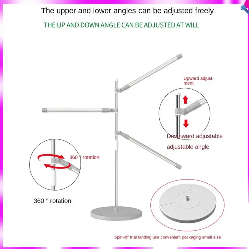 N96R LED Grow Light Full Spectrum Plant Growth Light Height Adjustable Dimmable Growing Lamp With Timer For Indoor Plants