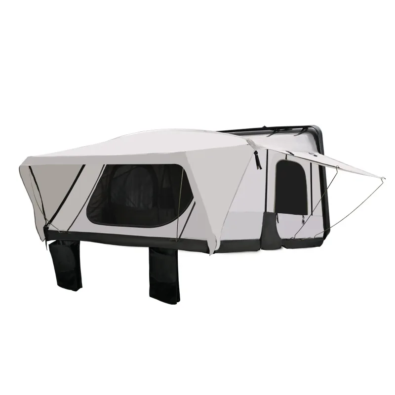 

New Abs Car Tent Hardtop 3-4 Person SUV Off-road Pickup Truck Camping Automatic Rollover Rooftop Tent
