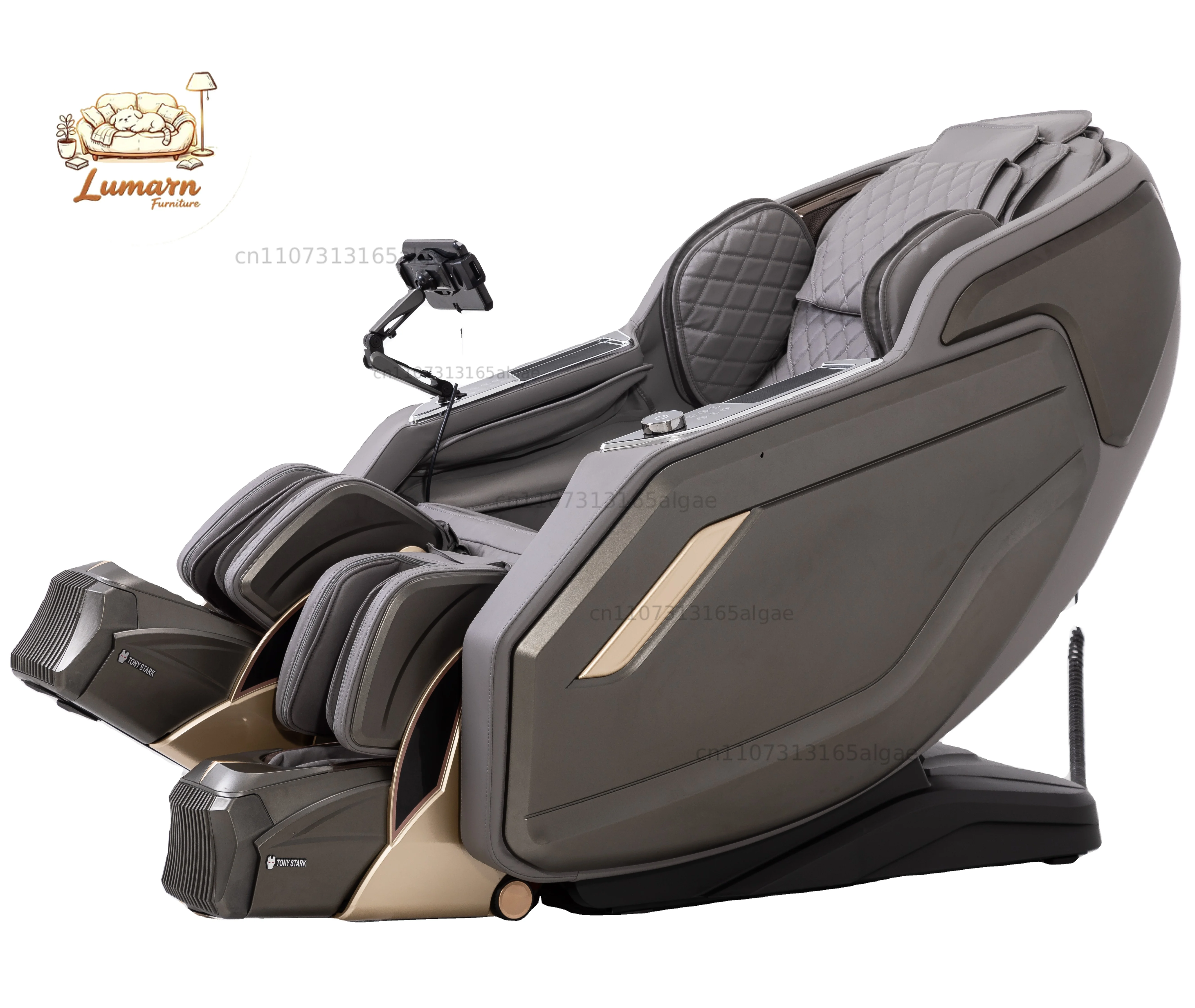 2025 C85 AI Smart Foldable Full Body Massage Chair Zero Gravity Electric Heating Portable PU Leather Back Massager