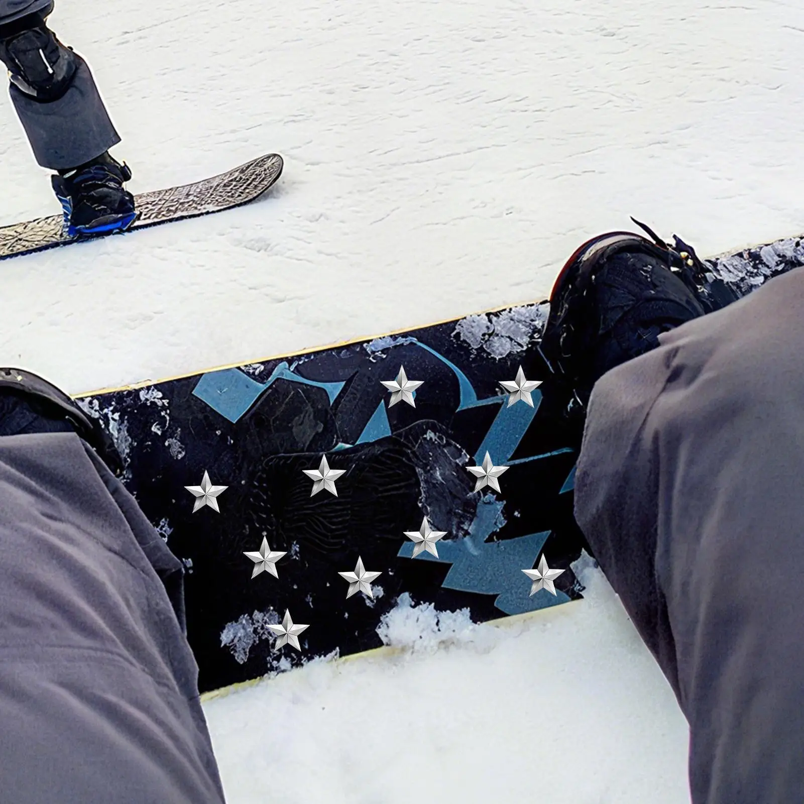 10 Pieces Set Snowboard Stomp Pad Anti-skid Sticker DIYs Snowboard Sticker Anti Skidding Ski Snowboard Grip Pad Resistance