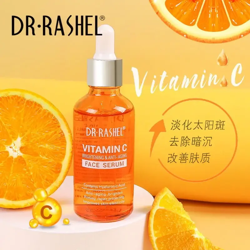 DR.RASHEL Brightening Anti-aging Firming Whitening Face Anti-wrinkles Hyaluronic Acid Essence Vitamin C Serum VC Dark Spots