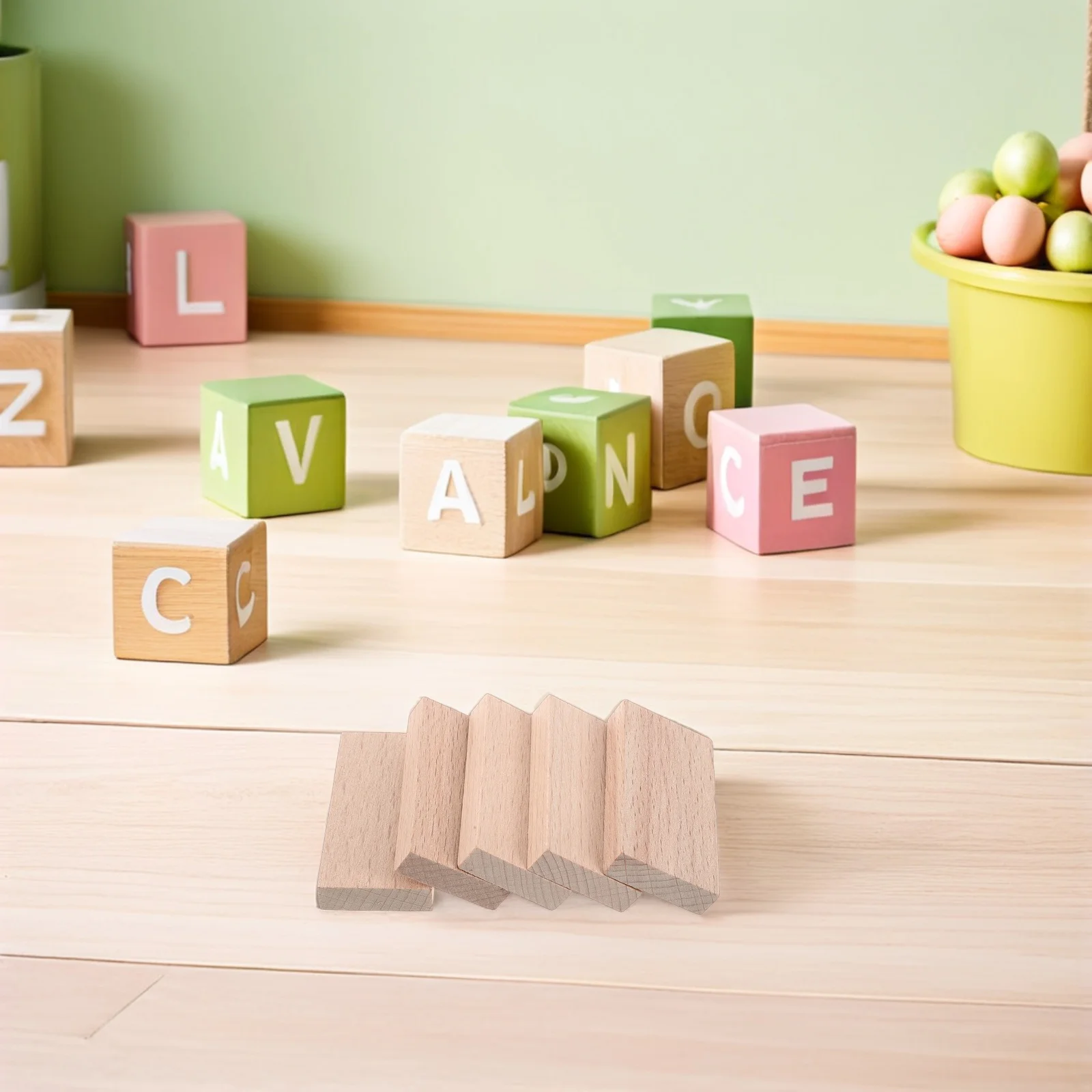 100 stuks beukenhout dominostenen set natuurlijke houten blokken stapelspel voor kinderen familiefeest klaslokaal buitenspel tafelspelletjes Montessori