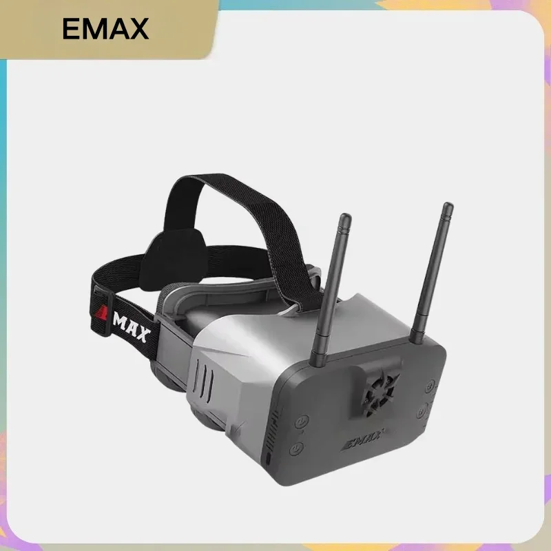 EMAX Transporter II HD FPV Goggles, 720x1080 4.45inch Screen HDZero, Antenna For FPV Racing Drone Quadcopter, RC ToolsUniFly