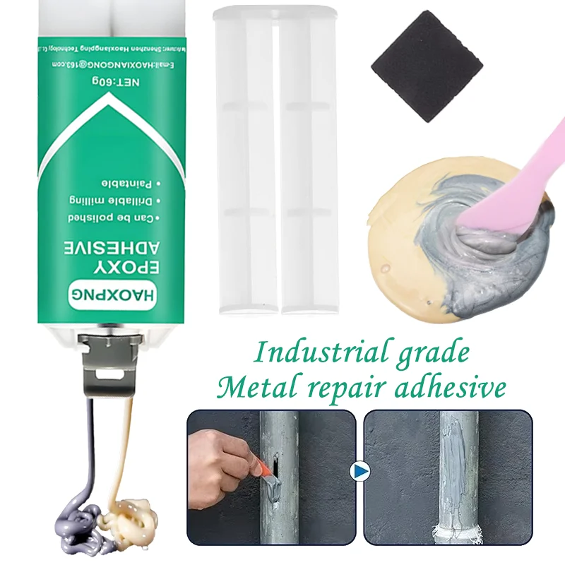 

Casting Adhesive Welding Repair Agent Stainless Steel Copper Aluminum Leak Repair Waterproof Abadhesive Metal Cast Iron Adhesive