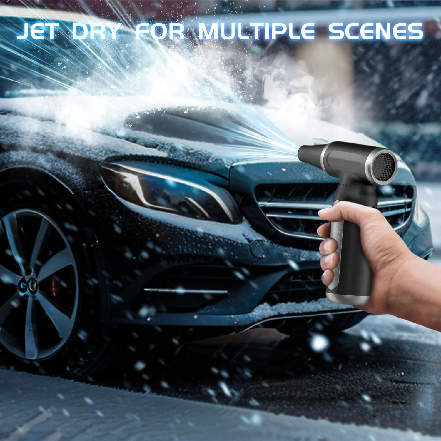 Ventilador eléctrico para plumero de aire 110000 RPM PC Duster teclado Mini Turbo ventilador secador de coche recargable para limpieza de coche