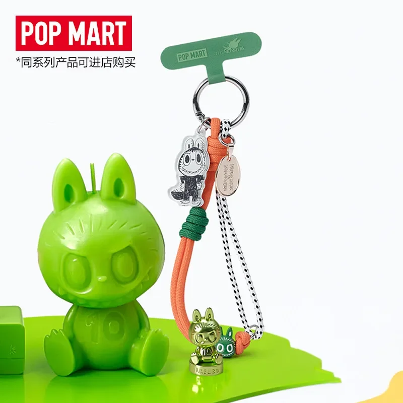 

POPMART THE MONSTERS 10th Anniversary Series LABUBU Mobile Phone Lanyard Original Blind Box Surprise Mystery Box Anime Figure