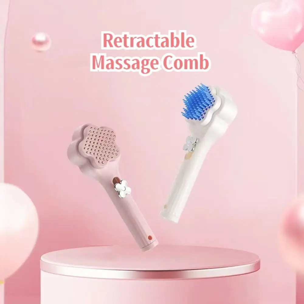 

Fashion Anti-winding Retractable Massage Comb Self-cleaning Rotary Hair Comb Hairdressing Anti-static Cleaning Comb