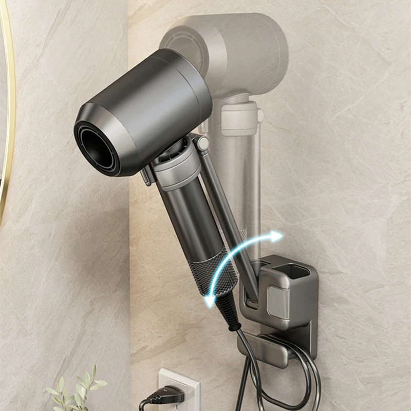 

Подставка для фена Lazy Person — стеллаж для хранения электрического фена, который устраняет нужно для ручной работы и сверления.