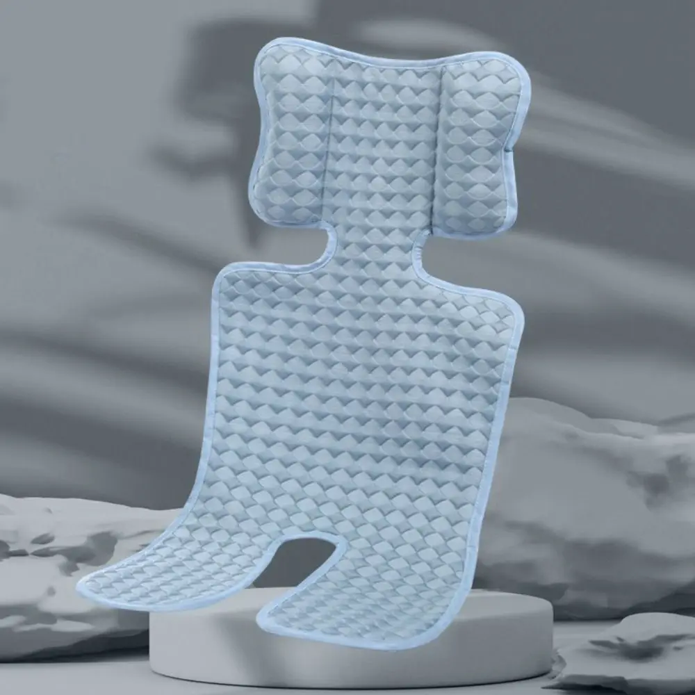 Comfortable Baby Stroller Cooling Seat Mat Soft Seat Liner Baby Stroller Cushion Breathable Solid Color Pram Pad Toddler