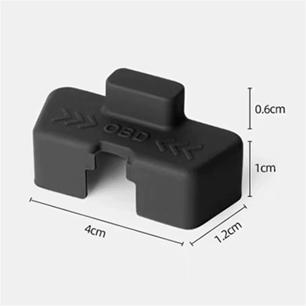 ​ Cappucci per intasamento OBD antipolvere con custodia protettiva in silicone impermeabile antiruggine per accessori auto