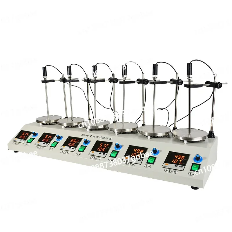 78-1 Magnetic Stirrer 85-2 Electric Digital Display Constant Temperature Heating Mixer Multi-head Two-four-six