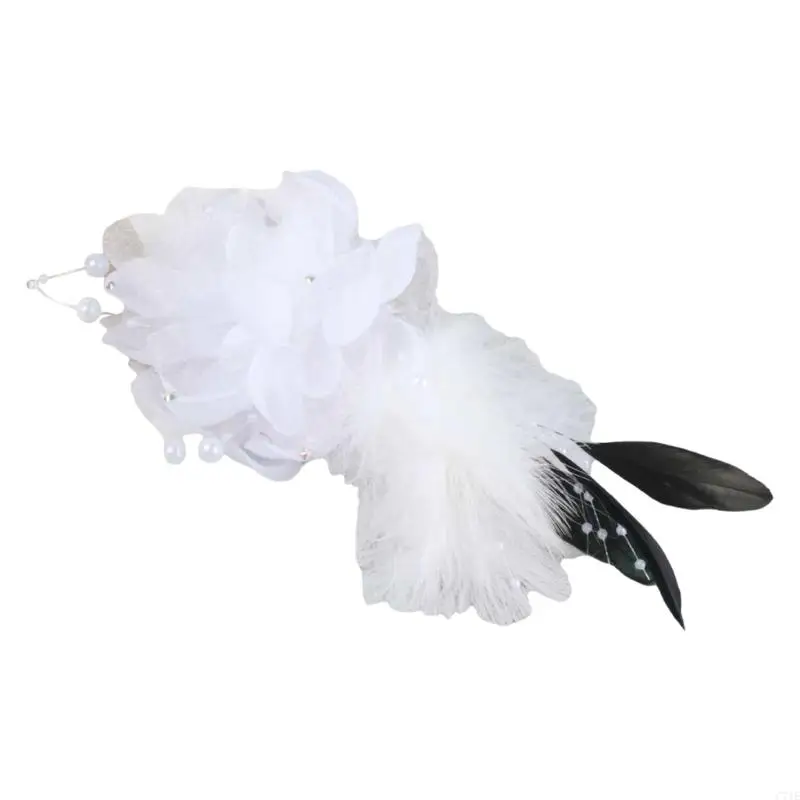 Lapel Pin Flower Brooch Waterproof Synthetic Quick Attach Stylish