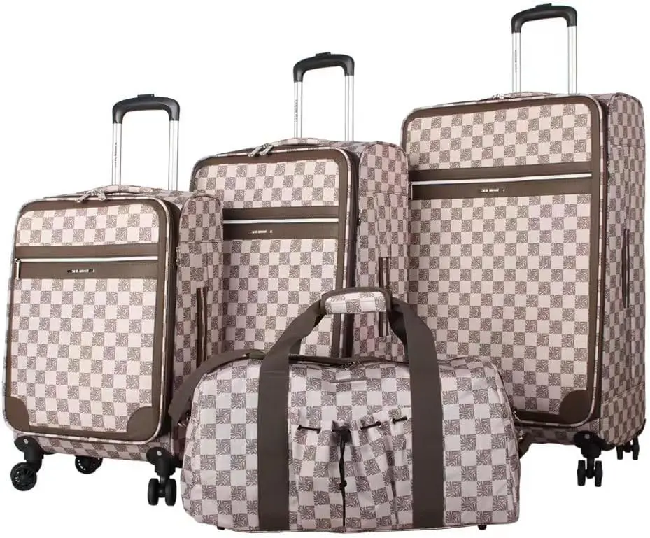 

madden Luggage Set 4 Piece- Softside Expandable Lightweight Suitcase Set With 360 Spinner Wheels