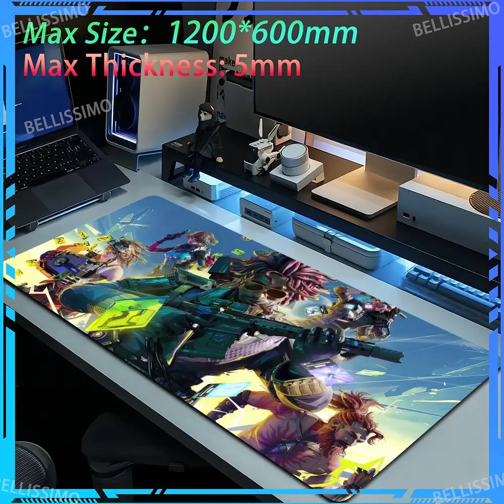 

Game F_FragPunk mouse new product animation pad non-slip art oversized game e-sports keyboard pad lock edge thickened table mat