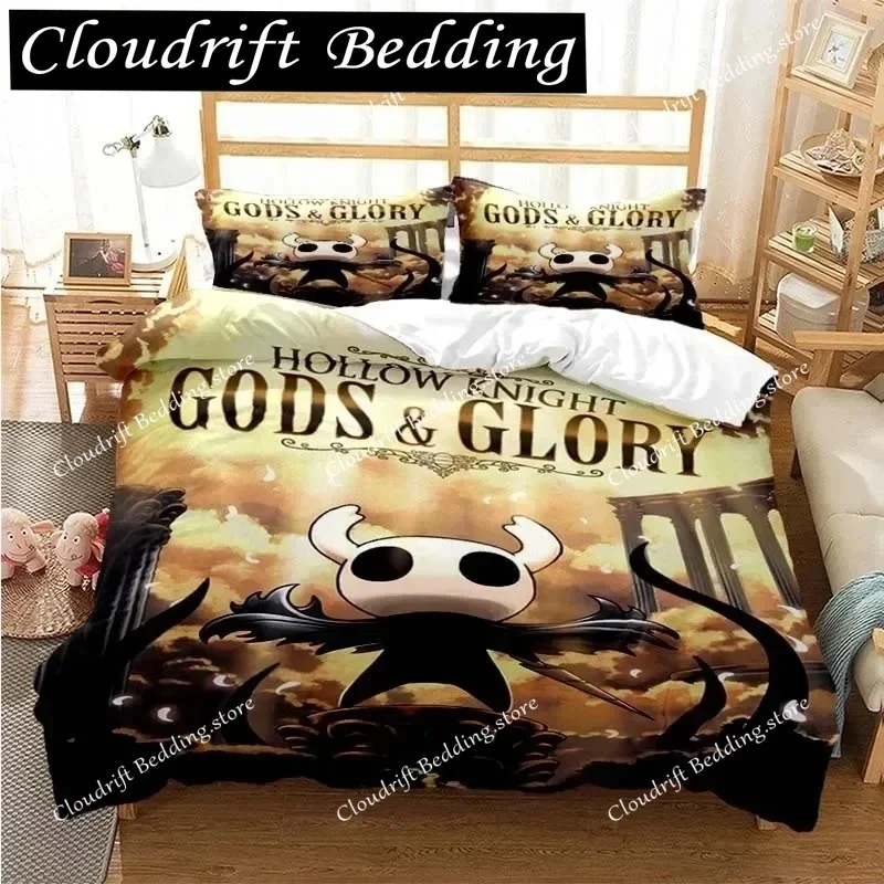 

Hollow Knight Bedding Set 3D Print Fashion Duvet Cover Comforter Bed Single Twin Full Queen Size Quilt Cover for Girl Boys Gift