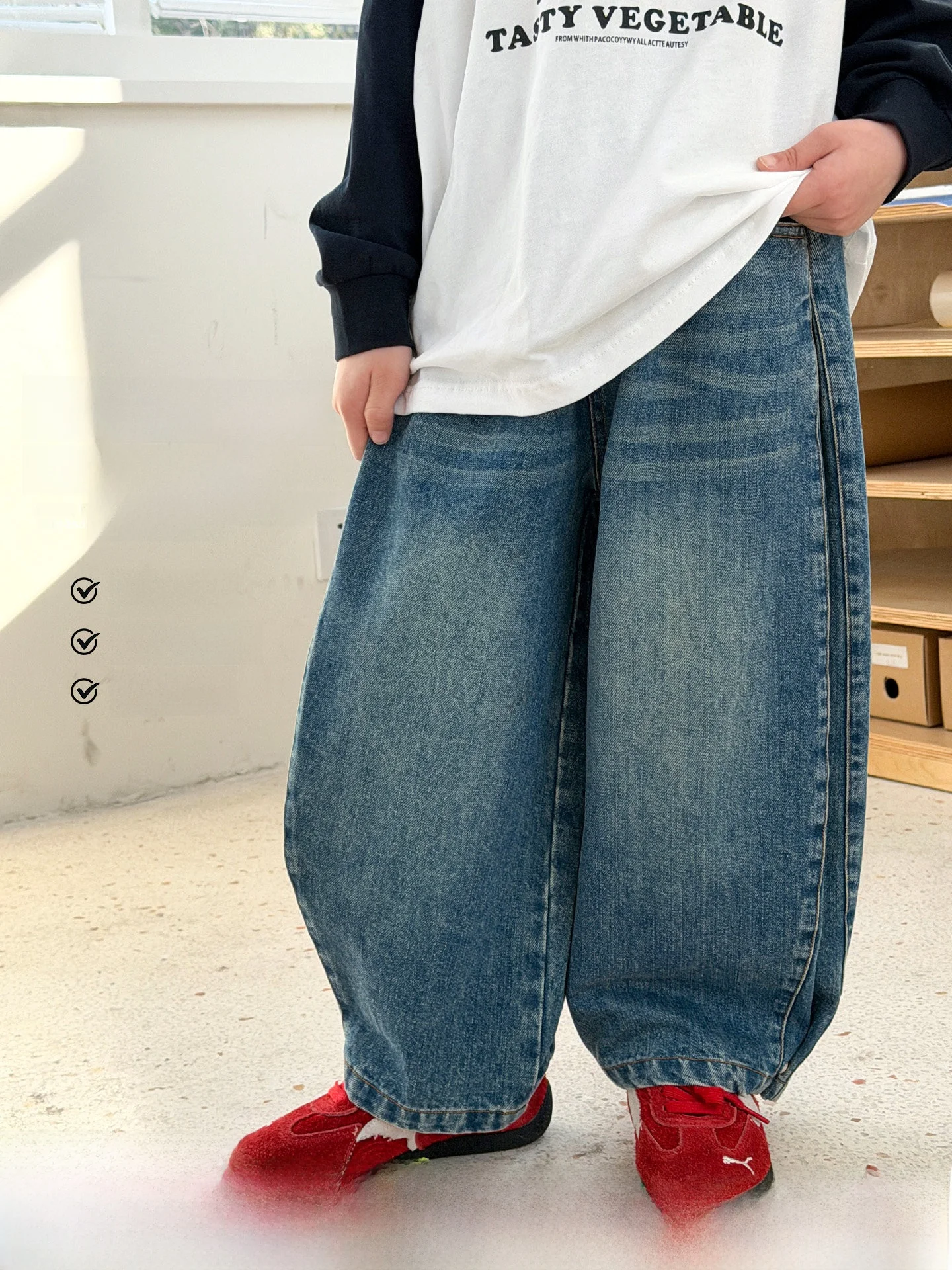 loose-wide-leg-children's-jeans-casual-spring-autumn-boys-pants-comfortable-elastic-waist-long-trousers-for-kids