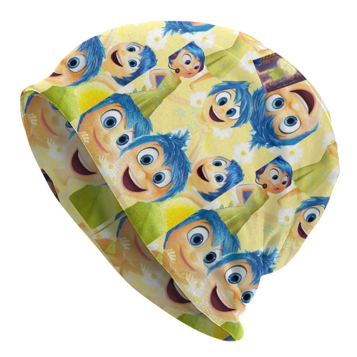 

Custom Inside Out Joy Wallpaper Skullies Beanies Caps Unisex Winter Warm Knit Hat Women Men Adult Bonnet Hats Outdoor Ski Cap