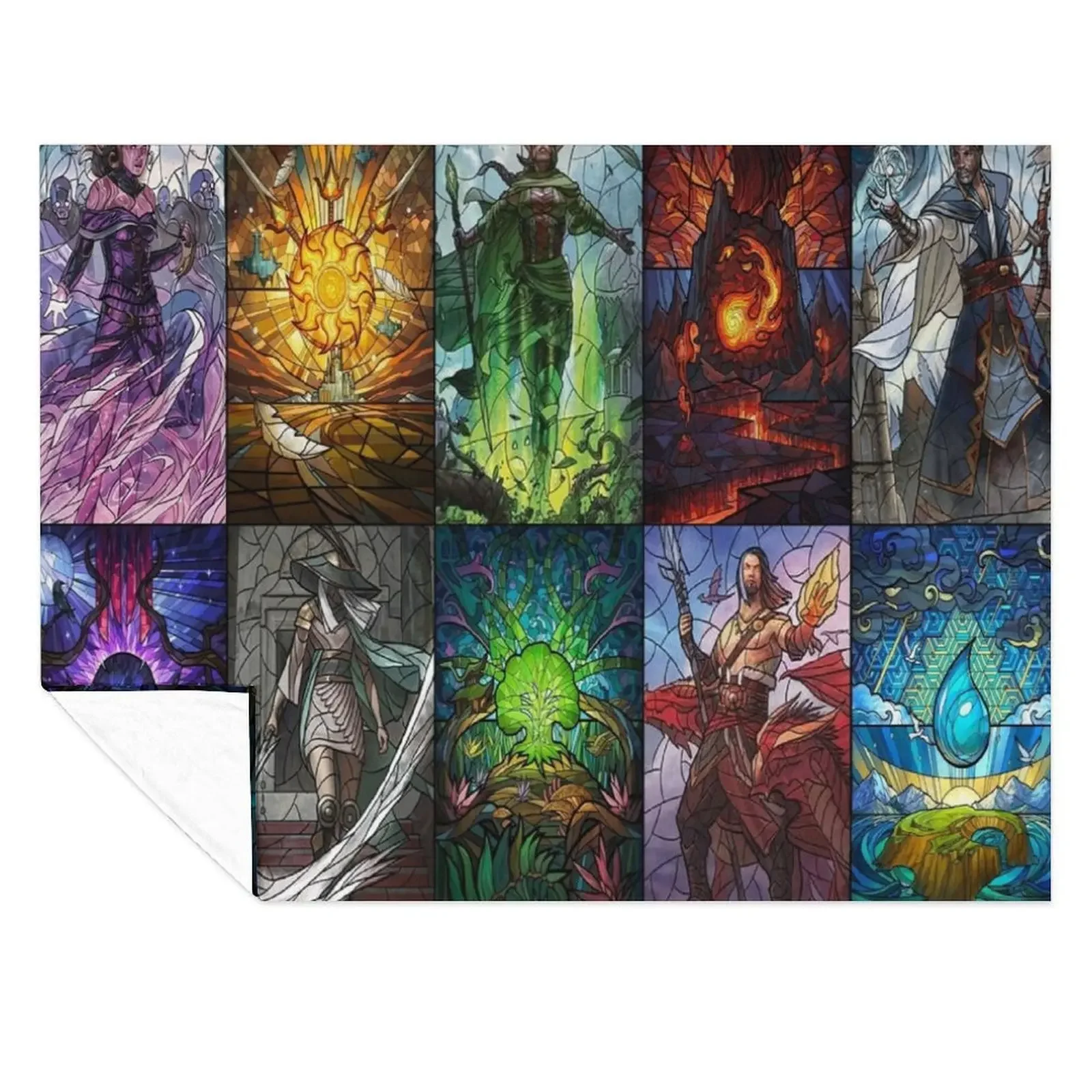 

Magic Throw Blanket Flannel Fabric Decorative Throw Furrys cosplay anime Blankets