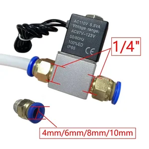 Solenoid valf normalde kapalı, 1/4 Solenoid valf 220 v'un 6 büyük satışı, no. 6