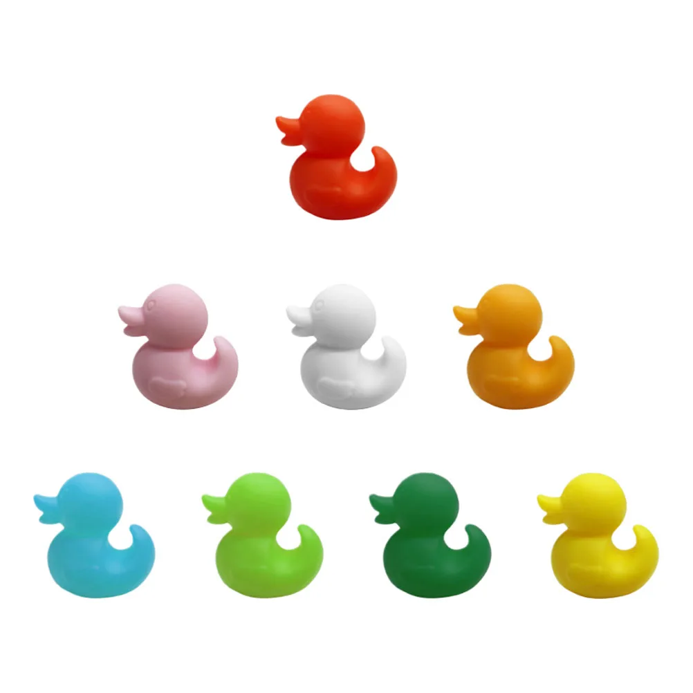 

8pcs Cartoon Duck Holder Clips Adhesive Desk Wire Organizer Self adhesive Cable Clips Desktop Wire Organizers Adjustable Cable