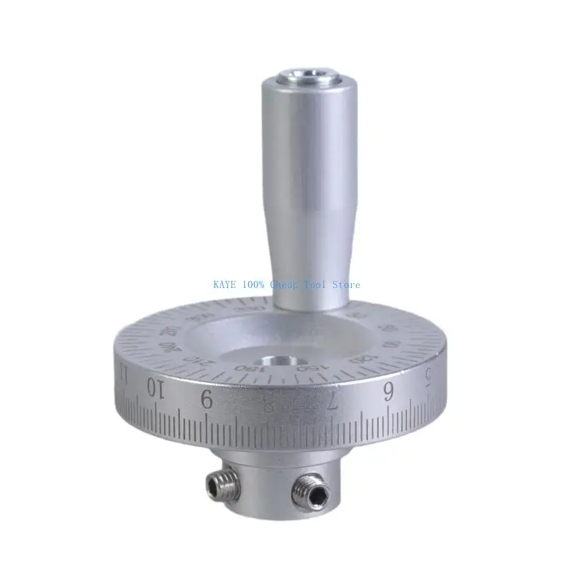 

G6KA Aluminum Hand Crank Revolving Handle Wheel 50mm for Engraving Machine and Lathes